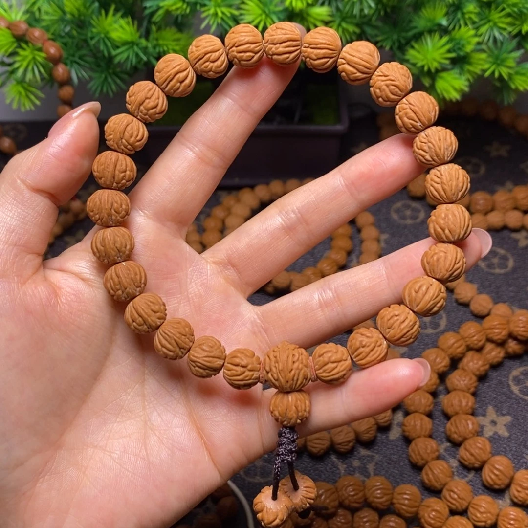 淡***志桃核手串秦岭桃核