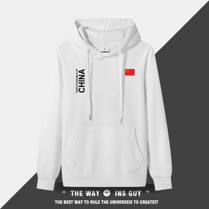 中国队China运动卫衣男女春秋季休闲薄款连帽套头衫纯棉长袖卫衣