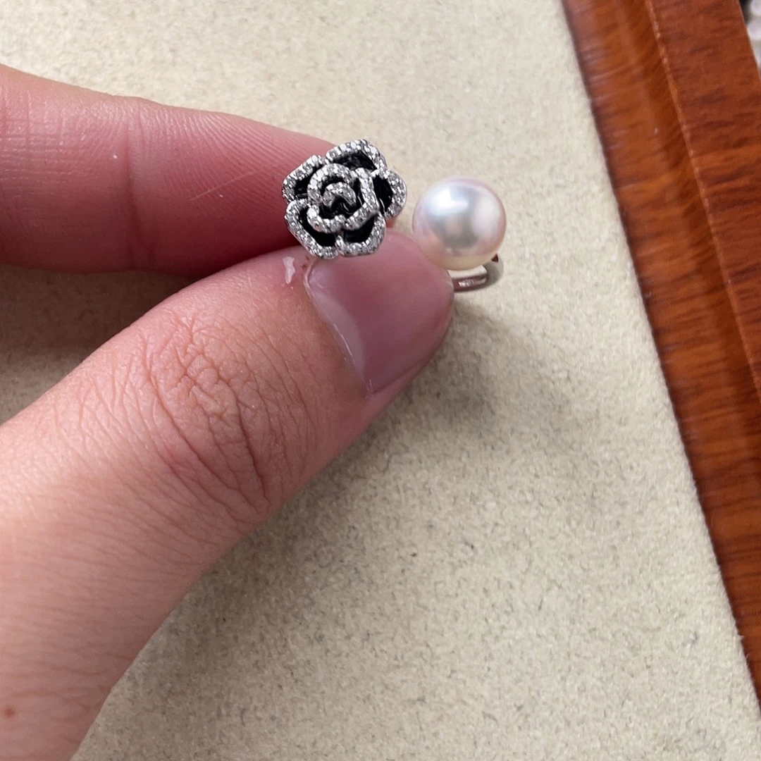 海水珍珠吊坠(不含链)银S925镶嵌