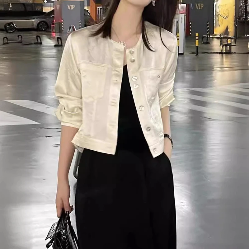 C214+C215今年流行外套松弛感高端中式国风衬衫半身裙两件套