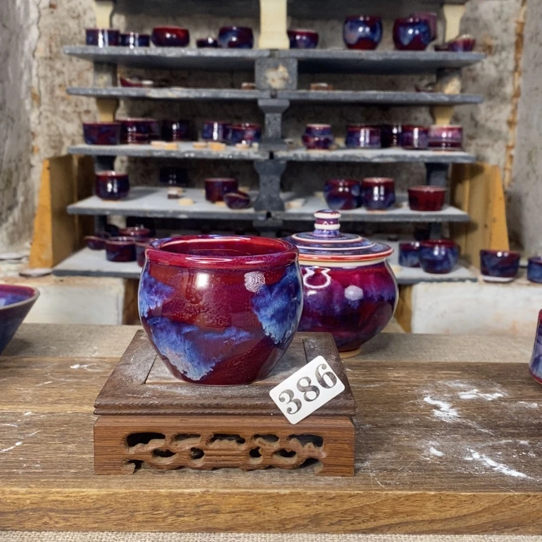 摆件沈*神垕钧瓷，开窑大吉