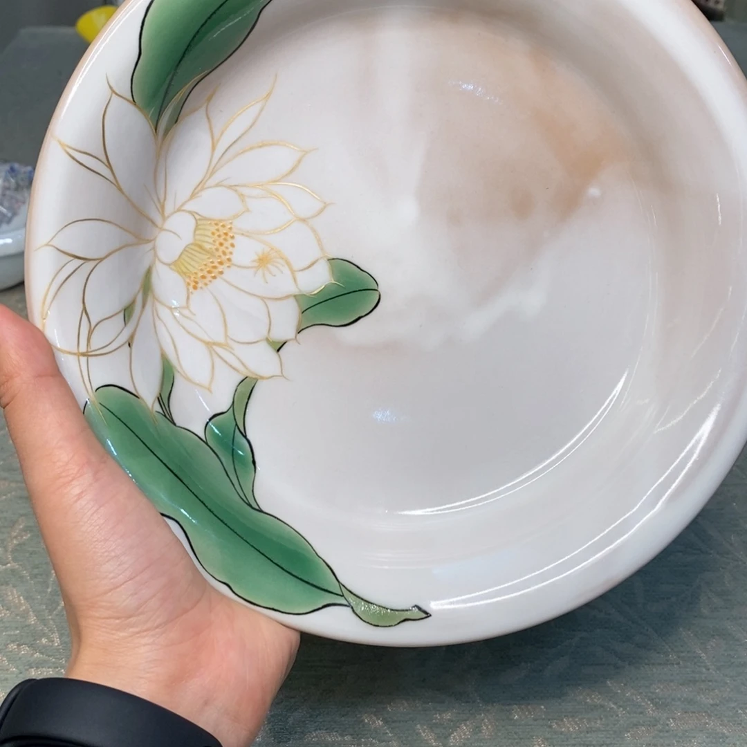 碟21 厘米 小杨瓷器陶瓷陶瓷
