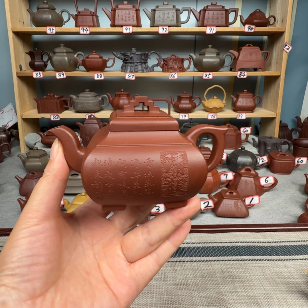 用***8茶壶底槽青精工制作