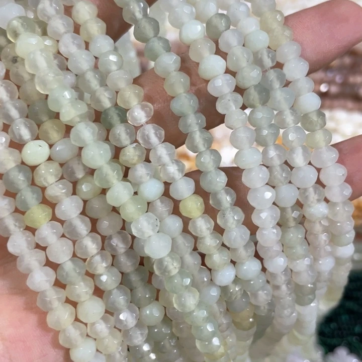 贝壳非金属一条6mm锈玉切面算盘珠