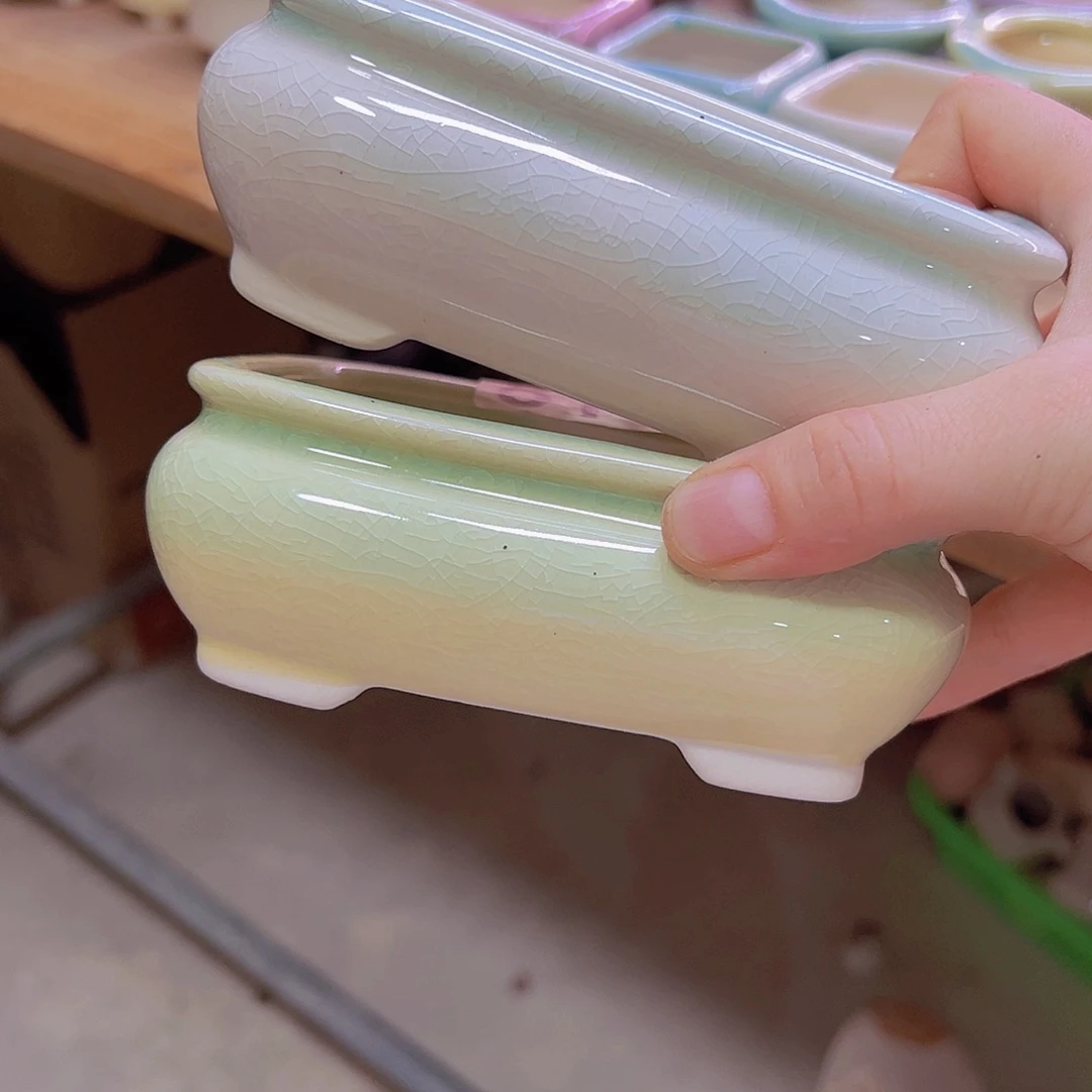 陶瓷花盆当场满12包邮