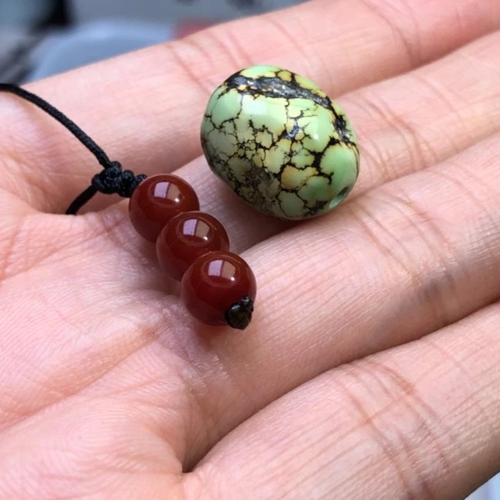 ～***~南红玛瑙未镶嵌颈饰