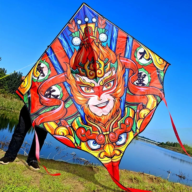 FY【齐天大圣】风筝微风易飞潍坊风筝旗开得胜