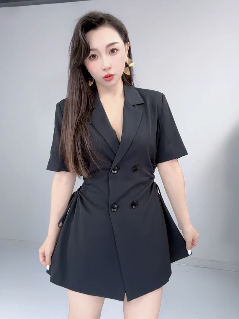 B13（送裤子）夏季轻奢西服套装休闲时尚大牌