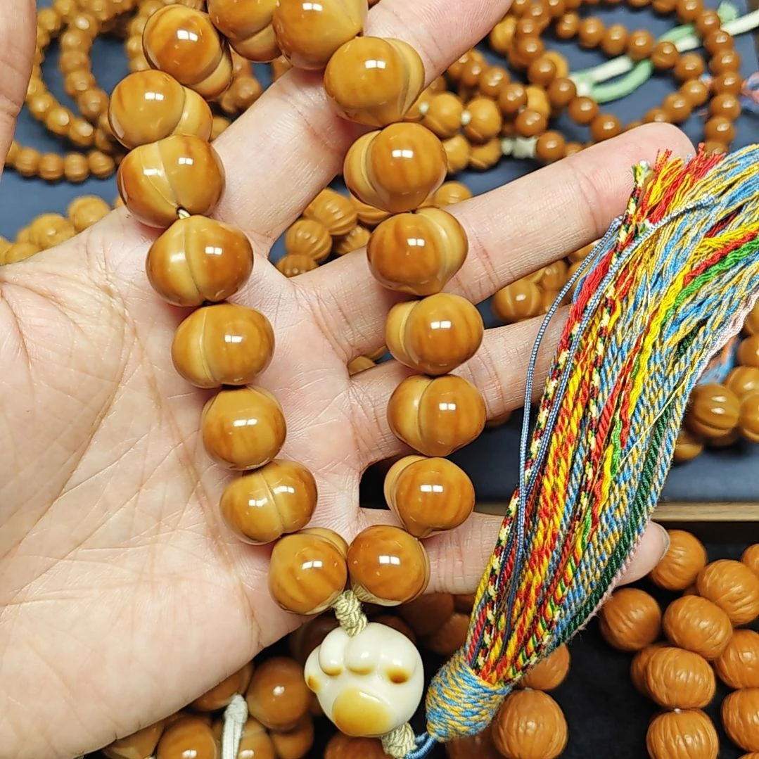 手串猴头核桃17+手工屁桃流苏