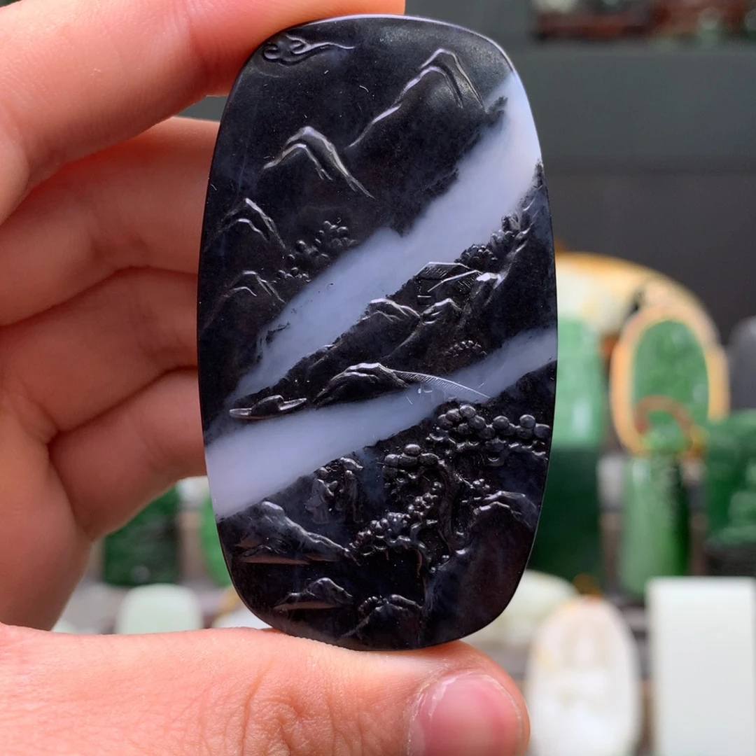 和田玉把件未镶嵌