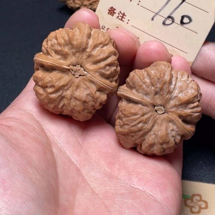 把件文玩核桃蛙蛙38尺白茬160