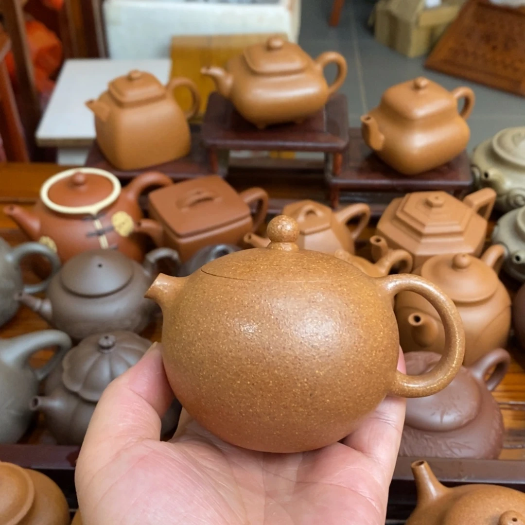 紫砂茶壶紫砂壶金降坡河顿西施