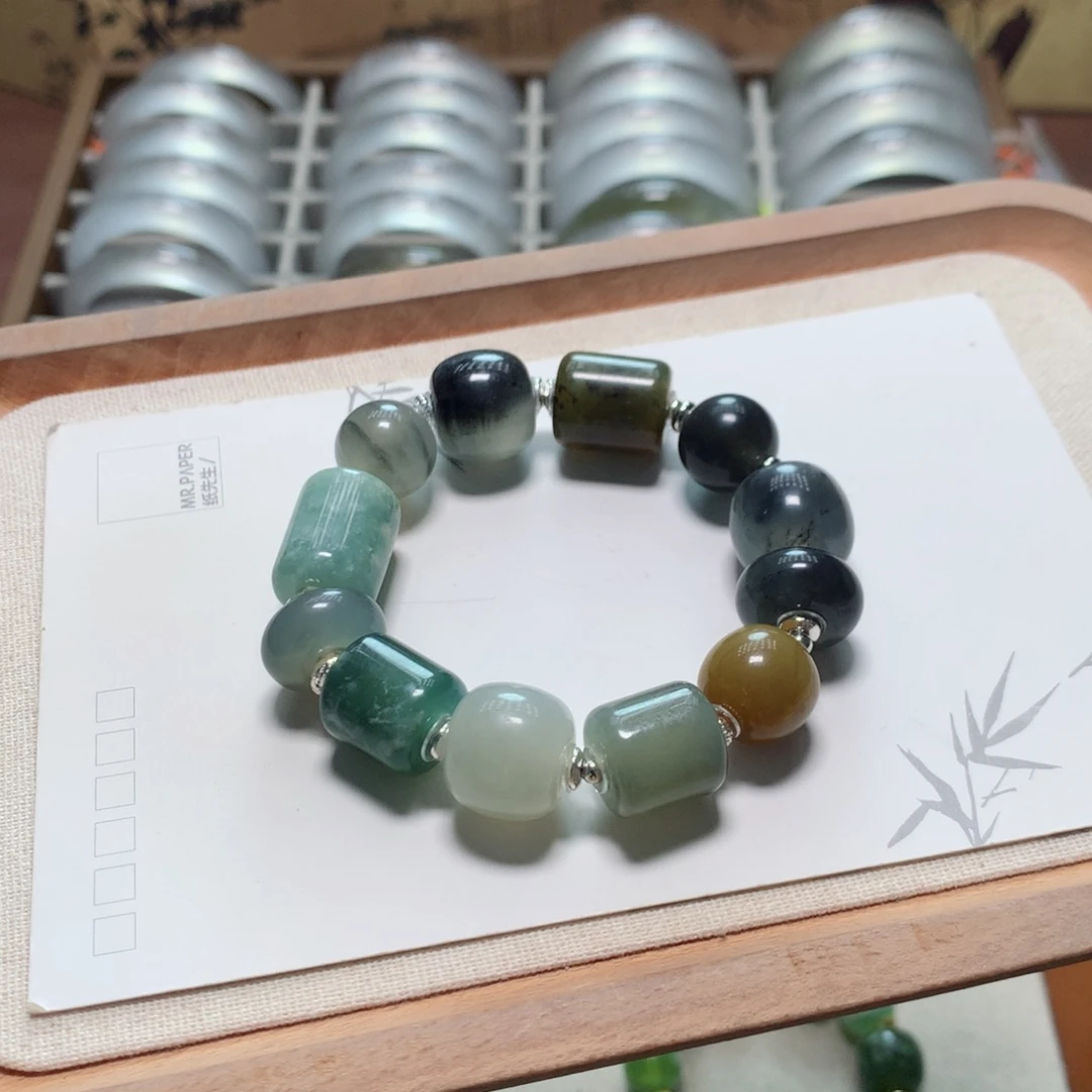 石英石合金3A多宝手串