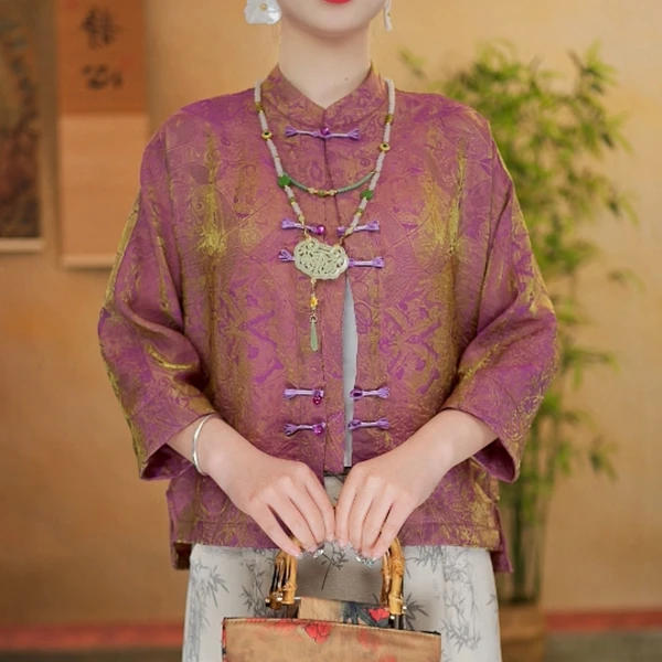 新中式双面穿春夏款国风上衣外套【微】