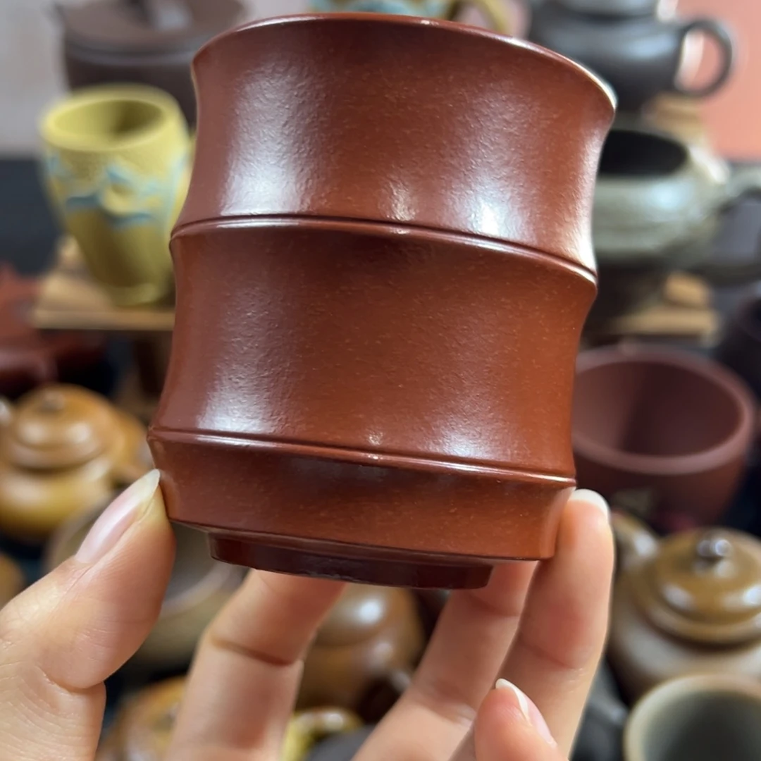 紫砂茶杯微瑕不退不换