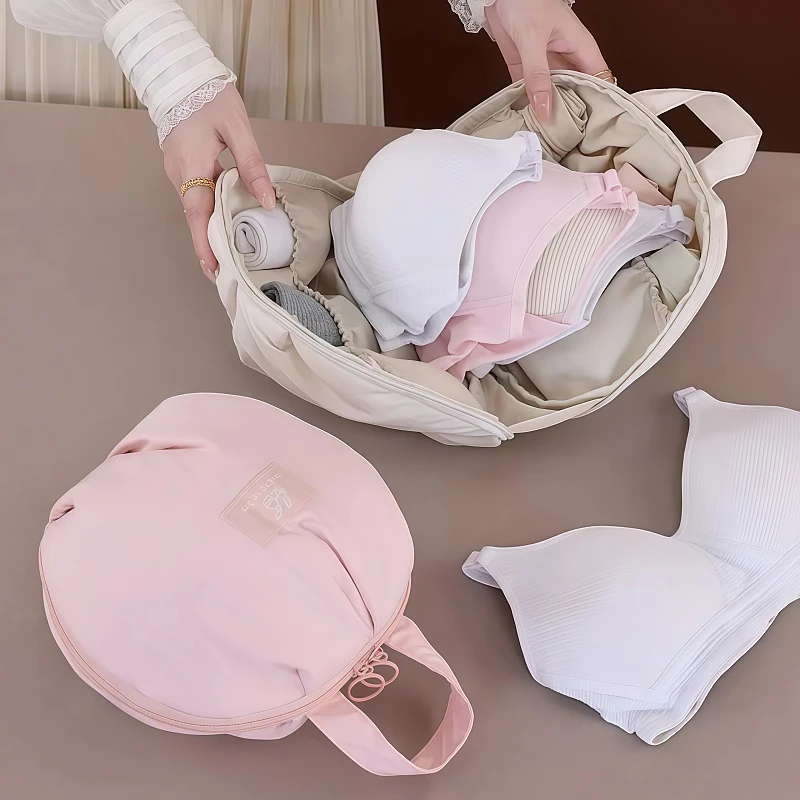 新款旅行内衣收纳包便携超轻文胸内裤袜子防尘整理袋包球型收纳袋