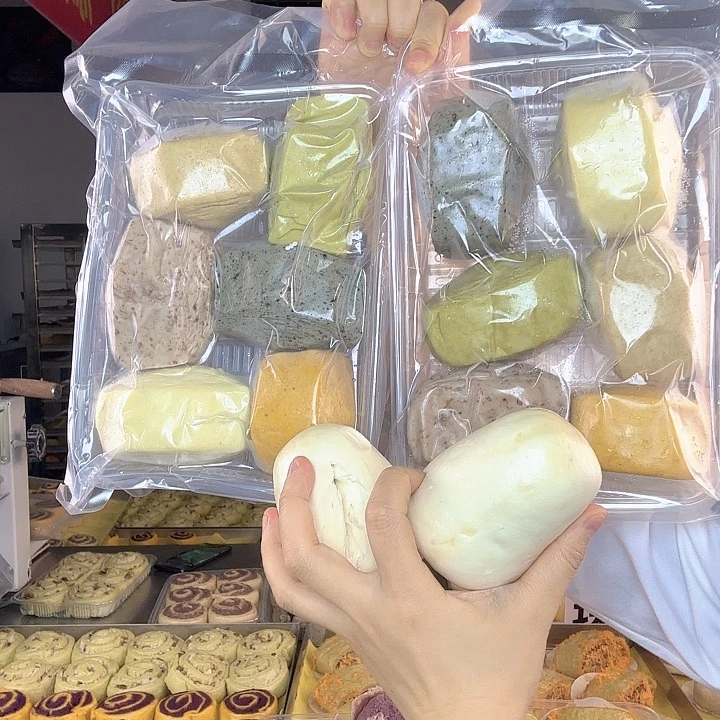 冷冻60天河南省食用农产品《6口味馒头》2袋，送2白