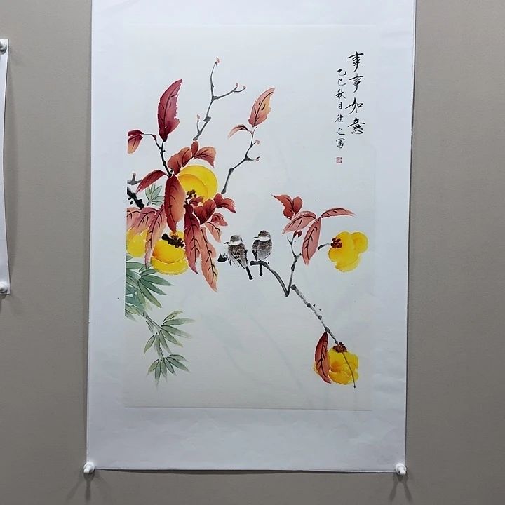 国画精品纯手绘2.8平尺