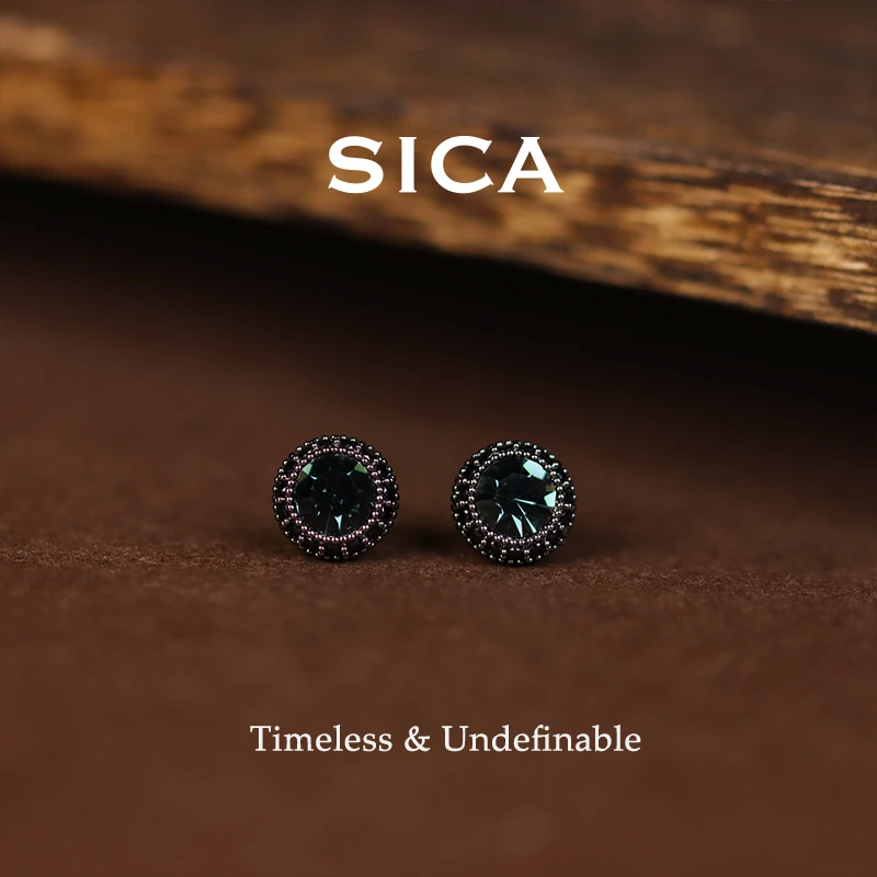 纯铜锆石耳饰 EH368【梦绮缘】法式时尚轻奢设计感个性百搭耳钉