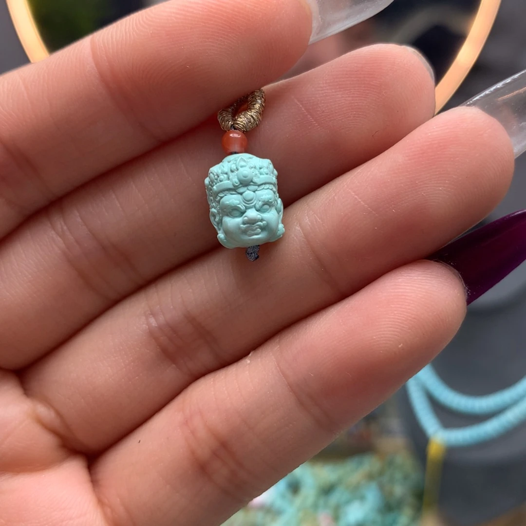 绿松石挂件未镶嵌