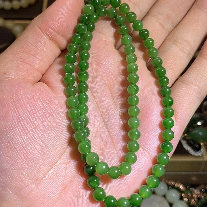 【闪购商品】项链未镶嵌和田玉（碧玉）