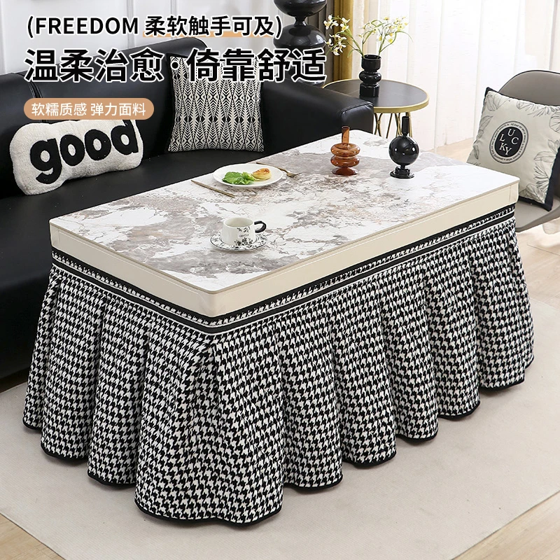 烤火桌子罩套2025新款茶几电暖桌套罩拉链式电炉罩加厚取暖桌桌布