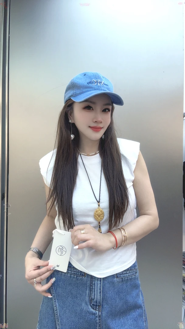 和➕设计师款时尚百搭圆领短袖T恤女韩版修身显瘦上衣女