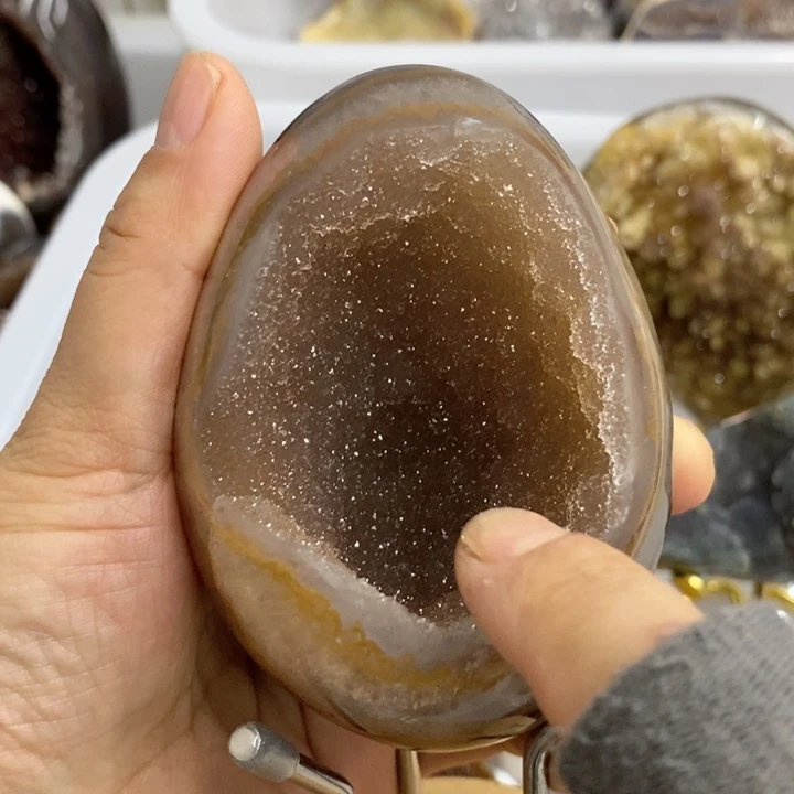 K***i未镶嵌紫晶珠宝半成品