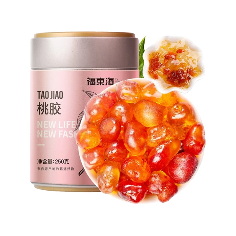 福东海云南桃胶250g/瓶桃树胶桃花泪 搭配桃胶雪燕皂角米炖煮汤羹