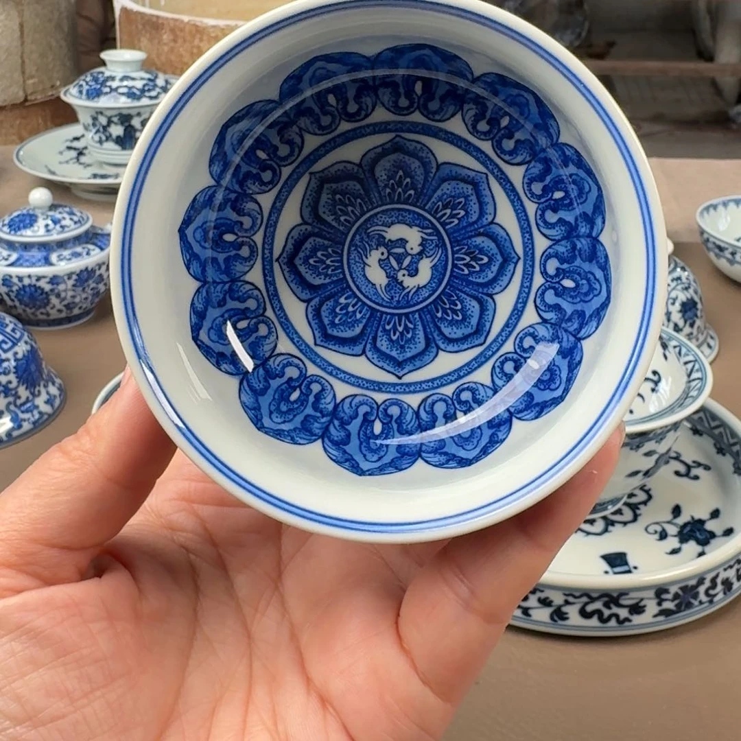 杯梅*子景德镇陶瓷手工手绘