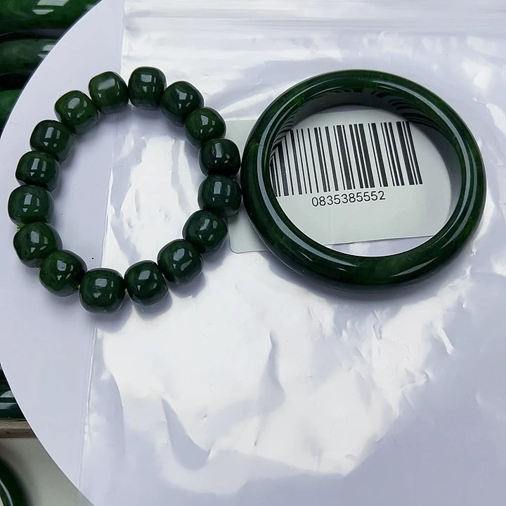 和田玉未镶嵌手镯微瑕6061搭手串微瑕