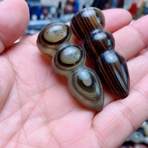 一***子玛瑙/玉髓合金颈饰