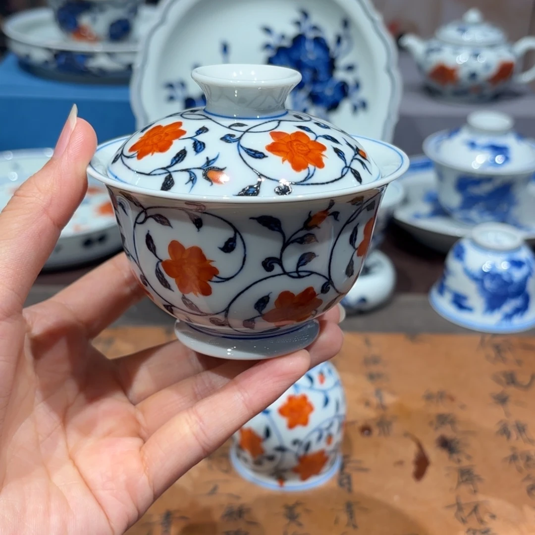 手工手绘陶瓷茶具