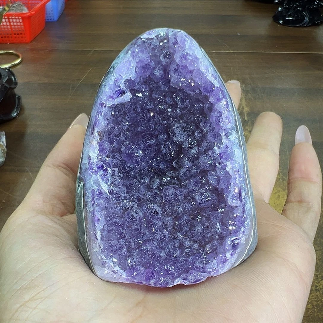 紫晶摆件未镶嵌晶体