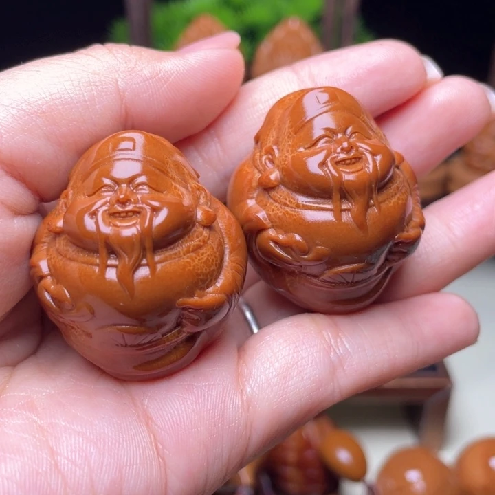 吊坠橄榄核财神手球