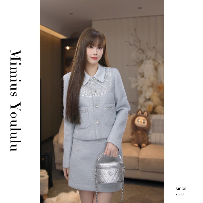 【mimius】&喵喵 2025春夏 小香外套+裙裤 汉服() F12284