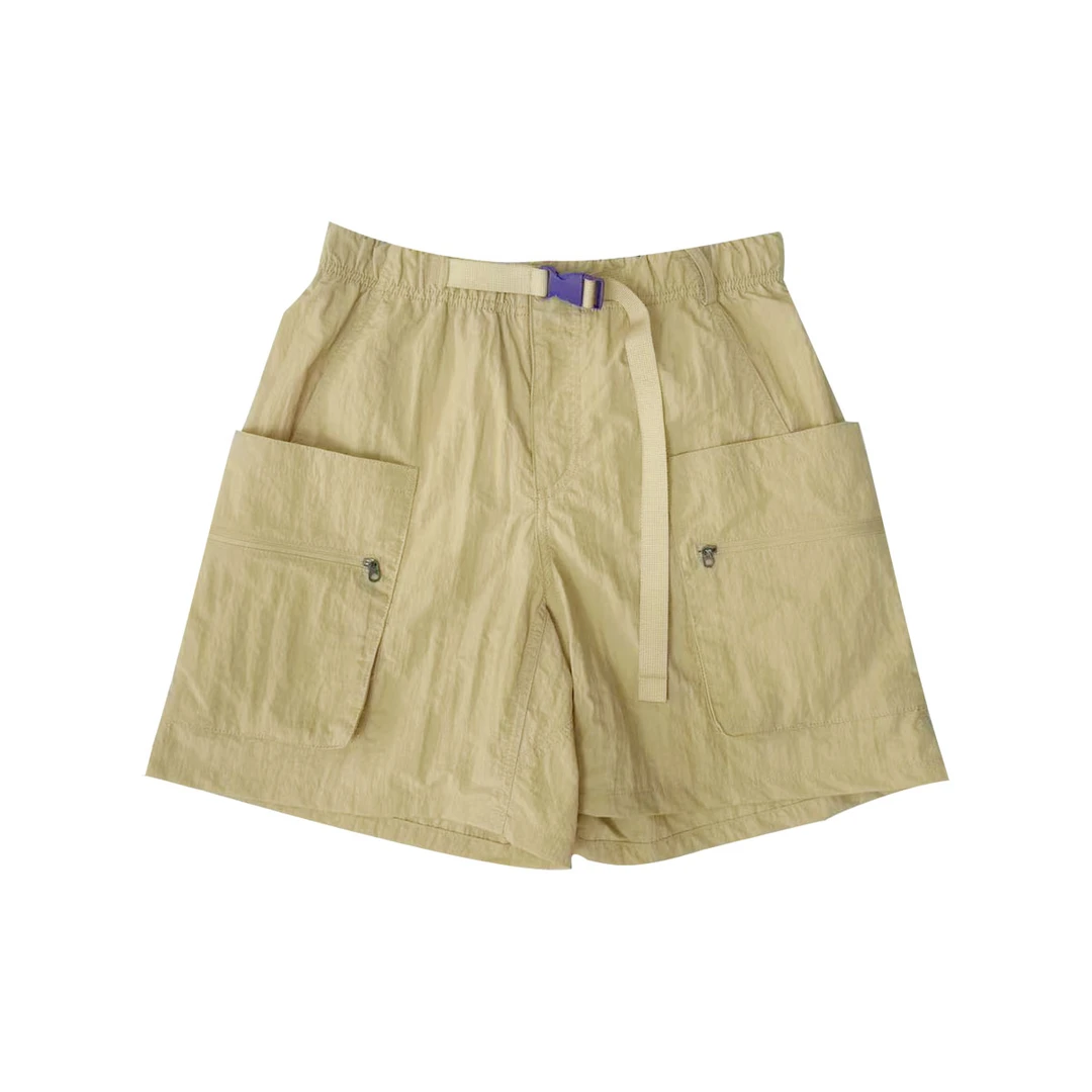 户外新款新品休闲无弹贴袋时尚百搭工装短裤三分短裤纯色短裤