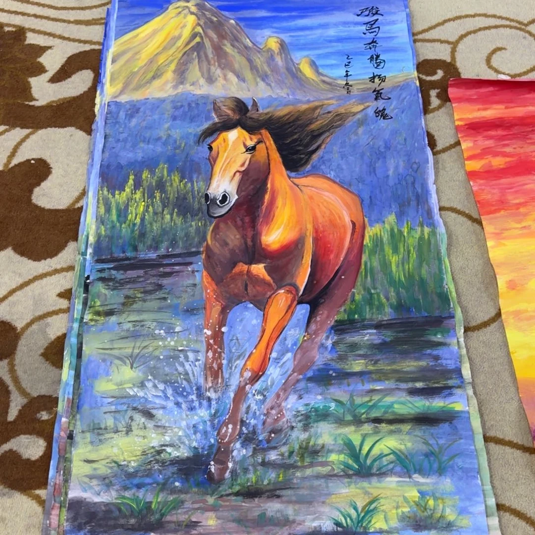 国画沈哲辉四尺艺