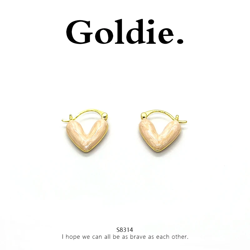 铜合金耳饰 设计师款经典时尚气质耳饰 8314