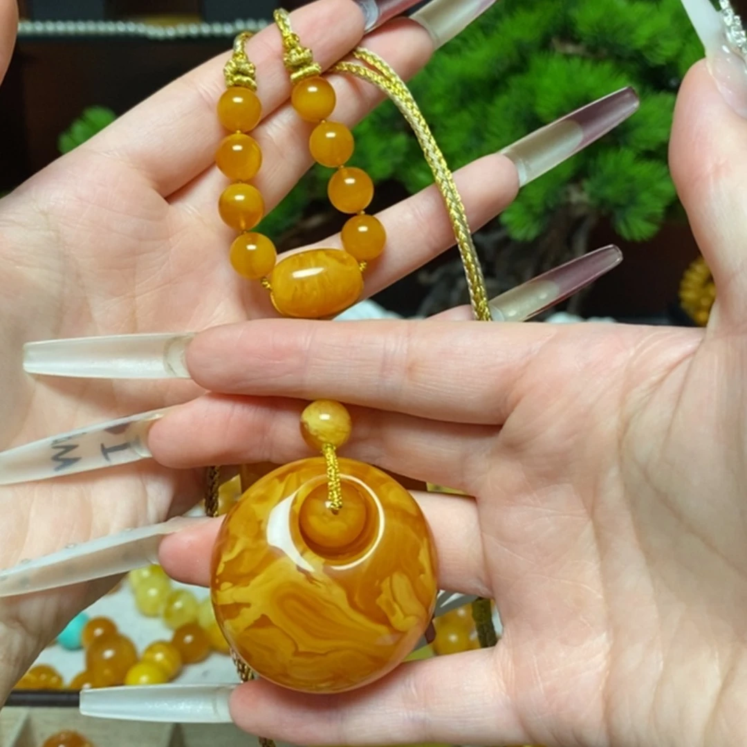 【闪购商品】蜜蜡颈饰未镶嵌明**林定制项链
