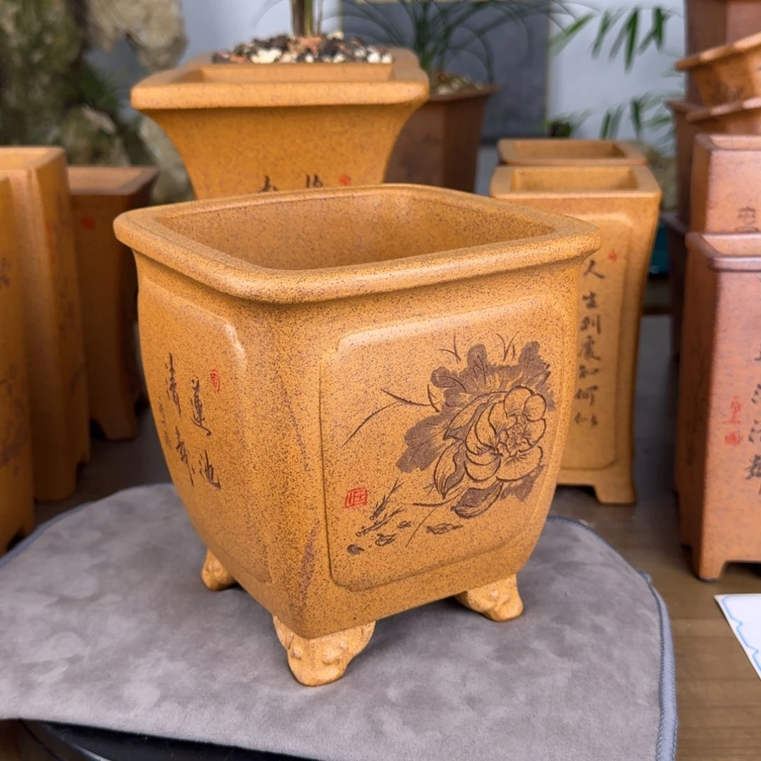 紫砂花盆用****8紫砂花盆微瑕