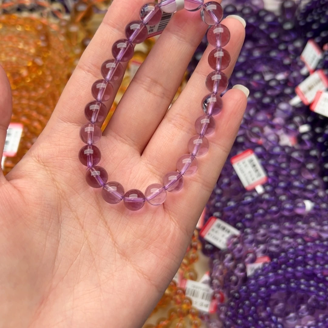 未镶嵌手链水晶紫水晶