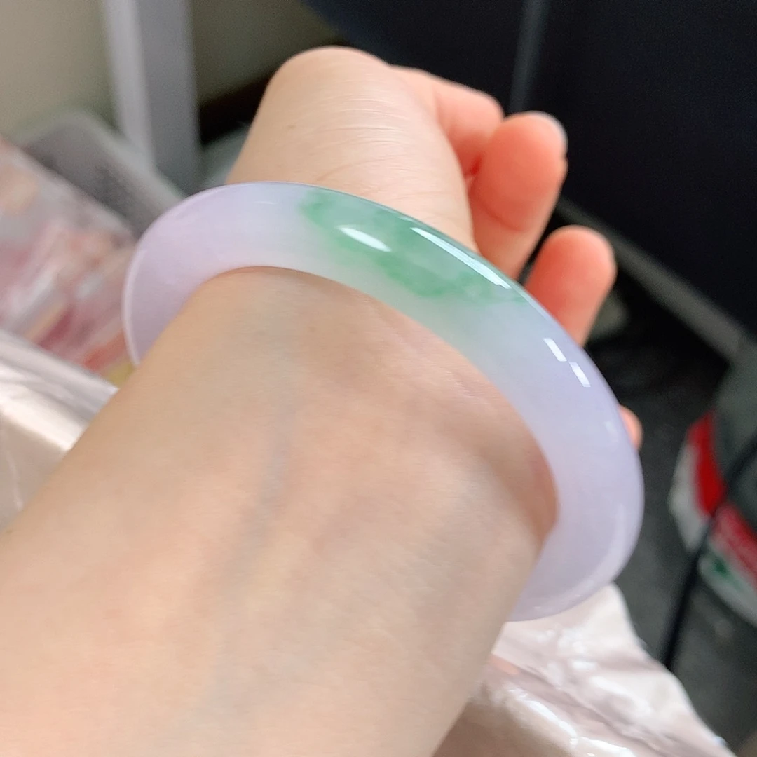 翡翠手镯未镶嵌 圆条①②⑥