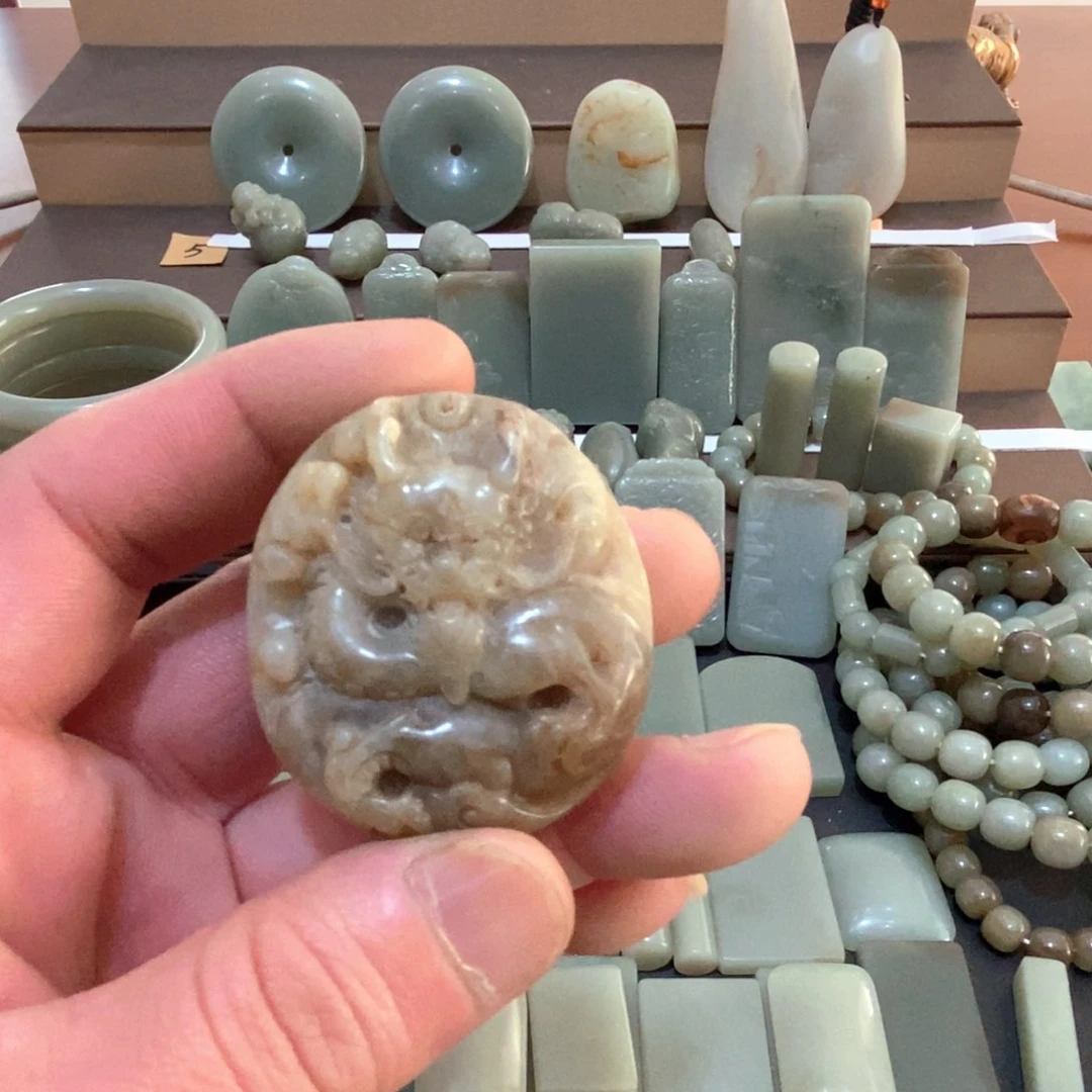 和田玉颈饰未镶嵌雲*軒23