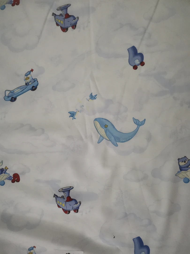 C217鲸鱼山茶花鸿瑞布料