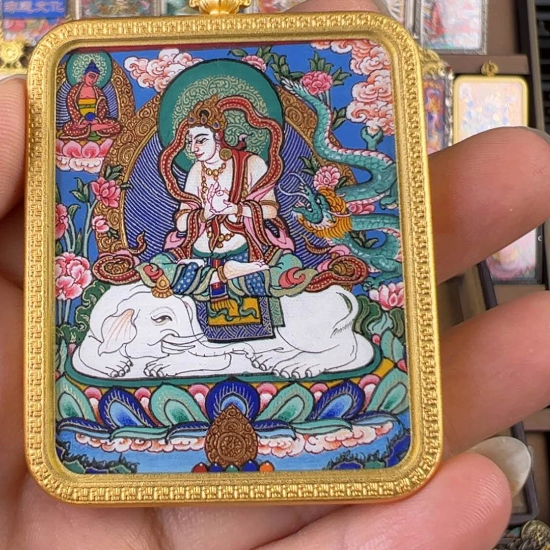 吊坠p****?普贤唐卡绘画作品