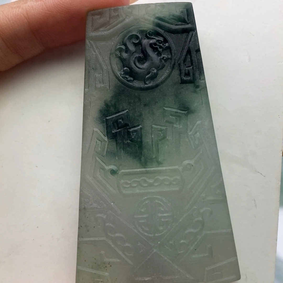 定制翡翠未镶嵌格*蓝毛货无鉴赏期