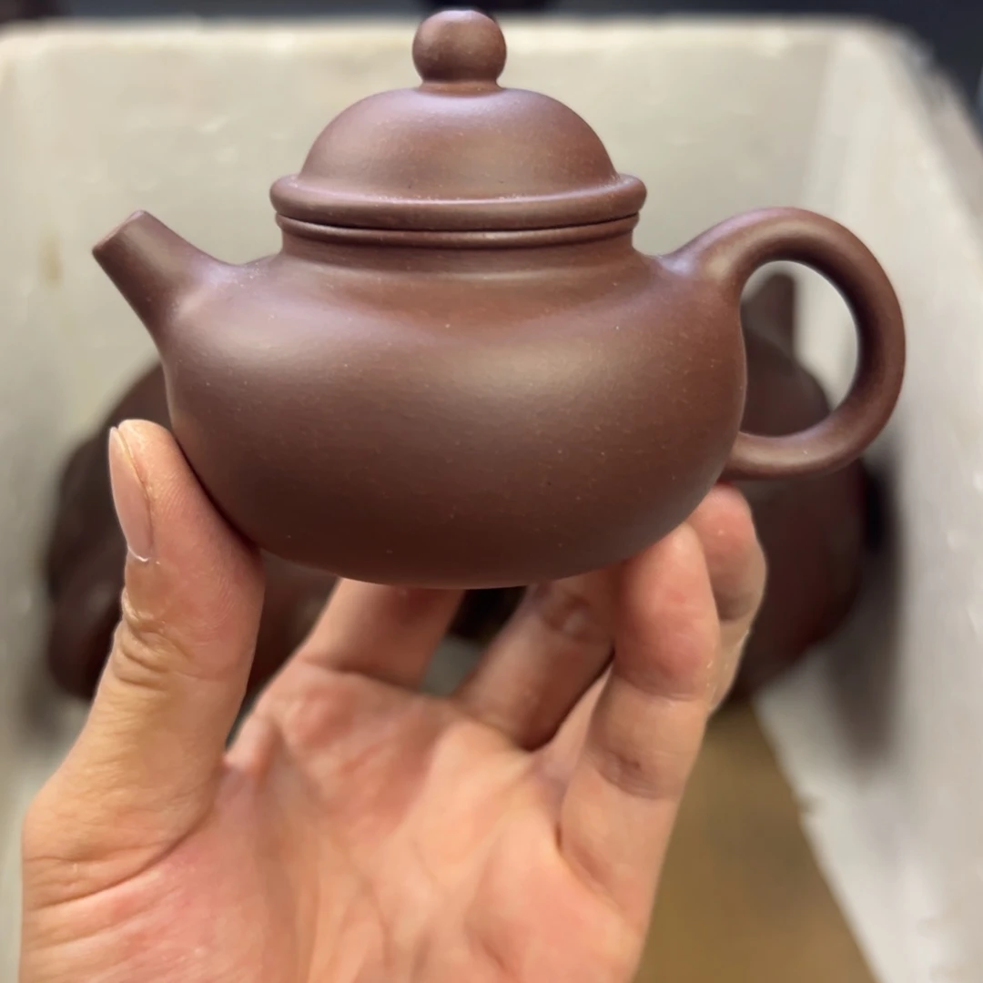 茶壶紫砂宜兴原矿紫砂壶130毫升容量