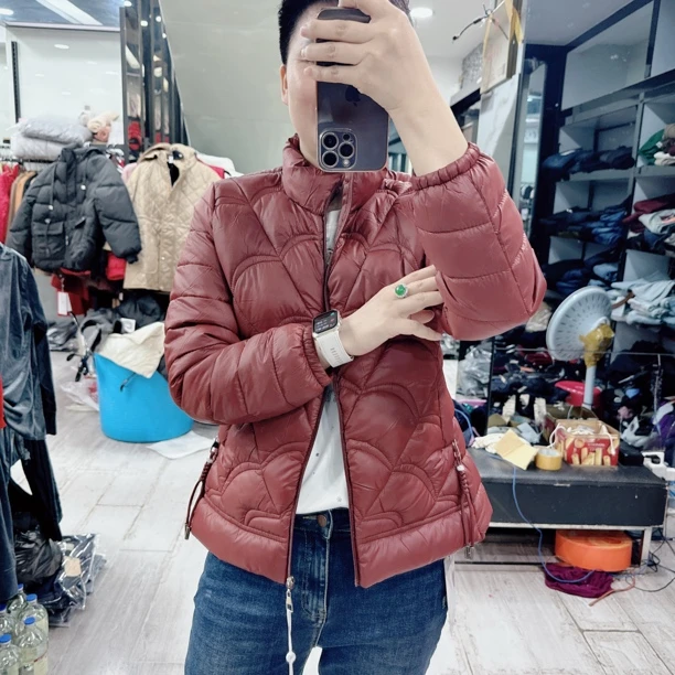 超轻柔里外一体棉4色立领棉服29107品