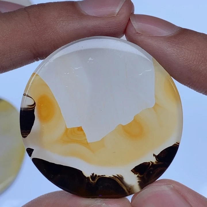 未镶嵌玛瑙/玉髓珠宝半成品